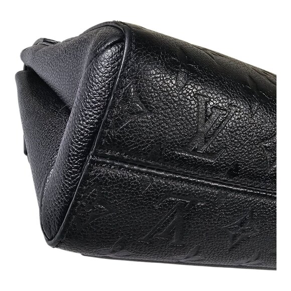 LOUIS VUITTON Vavin PM Black Monogram Empreinte Leather Chain Bag Shoulder EUC - Picture 15 of 16